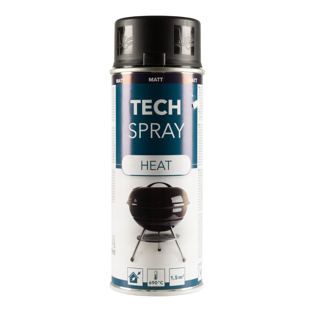 Thermolack 2 x 400ml Spray Ofenlack Auspufflack hitzebeständiger Lack  Ofenfarbe Schwarz matt 650°C : : Baumarkt